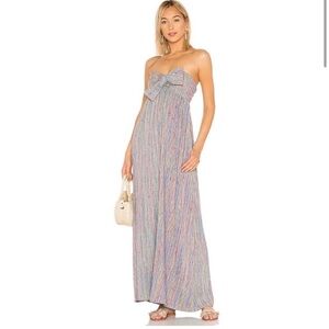 Majorelle REVOLVE Vienna Maxi Dress Rainbow Stripe Women’s Medium